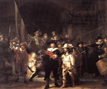 夜警レンブラントとして知られるフランス・バニング・コックとウィレム・ファン・ライテンブルフの会社 Oil Paintings